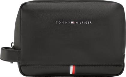 ΤΣΑΝΤΑΚΙ ΚΑΛΛΥΝΤΙΚΩΝ TH CORPORATE WASHBAG PU AM0AM10971 ΜΑΥΡΟ TOMMY HILFIGER