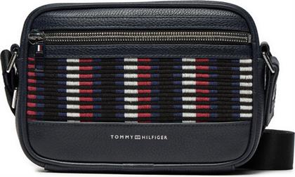 ΤΣΑΝΤΑΚΙ TH CORP LEATHER CAMERA AM0AM12722 ΣΚΟΥΡΟ ΜΠΛΕ TOMMY HILFIGER