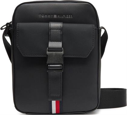 ΤΣΑΝΤΑΚΙ TH FOUNDATION MINI REPORTER AM0AM13479 ΜΑΥΡΟ TOMMY HILFIGER
