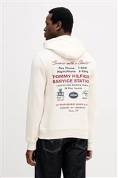 ΒΑΜΒΑΚΕΡΗ ΜΠΛΟΥΖΑ ΧΡΩΜΑ: ΜΠΕΖ, ΜΕ ΚΟΥΚΟΥΛΑ, MW0MW41434 TOMMY HILFIGER