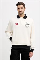 ΒΑΜΒΑΚΕΡΗ ΜΠΛΟΥΖΑ ΧΡΩΜΑ: ΜΠΕΖ, MW0MW41957 TOMMY HILFIGER