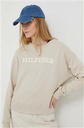 ΒΑΜΒΑΚΕΡΗ ΜΠΛΟΥΖΑ ΓΥΝΑΙΚΕΙΑ, ΧΡΩΜΑ: ΜΠΕΖ TOMMY HILFIGER