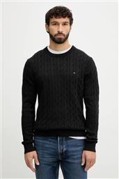 ΒΑΜΒΑΚΕΡΟ ΠΟΥΛΟΒΕΡ ΧΡΩΜΑ: ΑΣΠΡΟ, MW0MW33132 TOMMY HILFIGER