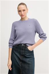 ΒΑΜΒΑΚΕΡΟ ΠΟΥΛΟΒΕΡ ΧΡΩΜΑ: ΜΠΕΖ, WW0WW44993 TOMMY HILFIGER
