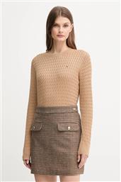 ΒΑΜΒΑΚΕΡΟ ΠΟΥΛΟΒΕΡ ΧΡΩΜΑ: ΜΠΕΖ, WW0WW44993 TOMMY HILFIGER