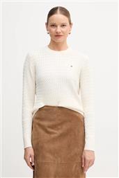 ΒΑΜΒΑΚΕΡΟ ΠΟΥΛΟΒΕΡ ΧΡΩΜΑ: ΜΠΕΖ, WW0WW44993 TOMMY HILFIGER