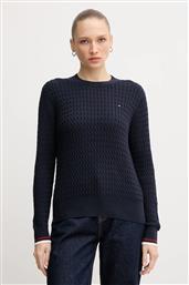ΒΑΜΒΑΚΕΡΟ ΠΟΥΛΟΒΕΡ ΧΡΩΜΑ: ΜΠΕΖ, WW0WW44993 TOMMY HILFIGER