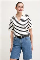 ΒΑΜΒΑΚΕΡΟ ΠΟΥΛΟΒΕΡ ΧΡΩΜΑ: ΜΠΕΖ, WW0WW45400 TOMMY HILFIGER