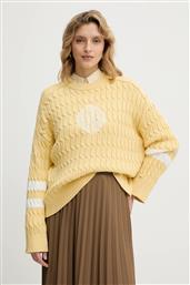 ΒΑΜΒΑΚΕΡΟ ΠΟΥΛΟΒΕΡ ΧΡΩΜΑ: ΚΙΤΡΙΝΟ, WW0WW47633 TOMMY HILFIGER