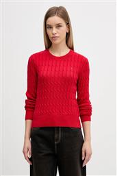 ΒΑΜΒΑΚΕΡΟ ΠΟΥΛΟΒΕΡ ΧΡΩΜΑ: ΚΟΚΚΙΝΟ, WW0WW47644 TOMMY HILFIGER