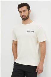 ΒΑΜΒΑΚΕΡΟ T-SHIRT ΧΡΩΜΑ: ΜΠΕΖ TOMMY HILFIGER