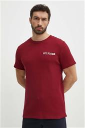 ΒΑΜΒΑΚΕΡΟ T-SHIRT ΧΡΩΜΑ: ΚΟΚΚΙΝΟ TOMMY HILFIGER