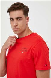 ΒΑΜΒΑΚΕΡΟ T-SHIRT ΧΡΩΜΑ: ΠΟΡΤΟΚΑΛΙ TOMMY HILFIGER