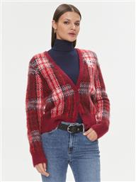 ΖΑΚΕΤΑ TARTAN WW0WW40129 ΚΟΚΚΙΝΟ REGULAR FIT TOMMY HILFIGER