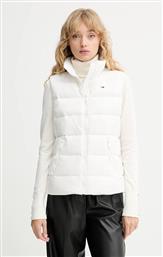 ΑΜΑΝΙΚΟ ΑΠΟ ΠΟΥΠΟΥΛΑ ΧΡΩΜΑ: ΑΣΠΡΟ, DW0DW21622 TOMMY JEANS
