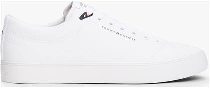 ΑΝΔΡΙΚΑ SNEAKERS ΜΕ ΛΟΓΟΤΥΠΟ - FM0FM05511 ΛΕΥΚΟ TOMMY JEANS