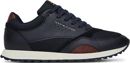 ΑΝΔΡΙΚΑ SNEAKERS ΜΕ ΛΟΓΟΤΥΠΟ ''NEW RUNNER EVA MIX'' - FM0FM05522 ΜΠΛΕ ΣΚΟΥΡΟ TOMMY JEANS