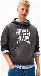 ΑΝΔΡΙΚΗ ΜΠΛΟΥΖΑ ΦΟΥΤΕΡ ΜΕ LOGO PRINT REGULAR FIT - DM0DM22082 ΑΝΘΡΑΚΙ TOMMY JEANS