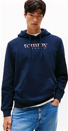 ΑΝΔΡΙΚΗ ΜΠΛΟΥΖΑ ΦΟΥΤΕΡ ΜΕ LOGO PRINT REGULAR FIT - DM0DM22113 ΜΠΛΕ ΣΚΟΥΡΟ TOMMY JEANS