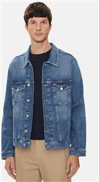 ΑΝΔΡΙΚΟ DENIM JACKET ΜΕ ΛΟΓΟΤΥΠΟ REGULAR FIT ''YAN DM0DM20196'' - DM0DM20196 DENIM BLUE TOMMY JEANS