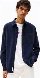 ΑΝΔΡΙΚΟ ΚΟΤΛΕ ΠΟΥΚΑΜΙΣΟ ΜΕ ΤΣΕΠΗ REGULAR FIT - DM0DM22021 ΜΠΛΕ ΣΚΟΥΡΟ TOMMY JEANS