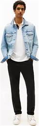 ΑΝΔΡΙΚΟ ΠΑΝΤΕΛΟΝΙ CHINO ΜΟΝΟΧΡΩΜΟ SLIM FIT - DM0DM20282-** ΜΑΥΡΟ TOMMY JEANS