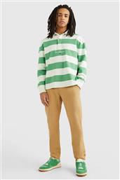 ΑΝΔΡΙΚΟ ΠΑΝΤΕΛΟΝΙ CHINO SLIM FIT - DM0DM09595 ΜΠΕΖ TOMMY JEANS