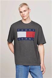 ΑΝΔΡΙΚΟ T-SHIRT LOGO PRINT OVERSIZED FIT - DM0DM19693 ΓΚΡΙ TOMMY JEANS