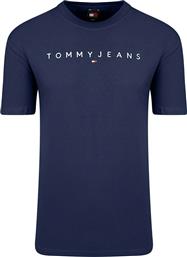 ΑΝΔΡΙΚΟ T-SHIRT ΜΕ LOGO PRINT REGULAR FIT - DM0DM17993 ΜΠΛΕ ΣΚΟΥΡΟ TOMMY JEANS