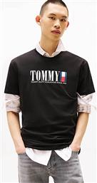 ΑΝΔΡΙΚΟ T-SHIRT ΜΕ LOGO PRINT REGULAR FIT - DM0DM21941 ΜΑΥΡΟ TOMMY JEANS