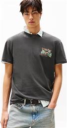ΑΝΔΡΙΚΟ T-SHIRT ΜΕ ΛΟΓΟΤΥΠΟ - DM0DM21866 ΑΝΘΡΑΚΙ TOMMY JEANS