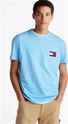 ΑΝΔΡΙΚΟ T-SHIRT ΜΕ ΛΟΓΟΤΥΠΟ REGULAR FIT - DM0DM20346 ΓΑΛΑΖΙΟ TOMMY JEANS