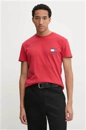 ΑΝΔΡΙΚΟ T-SHIRT ΜΕ ΛΟΓΟΤΥΠΟ REGULAR FIT - DM0DM20346 ΚΟΚΚΙΝΟ TOMMY JEANS