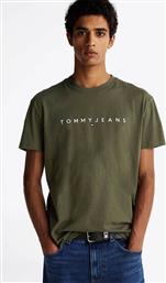 ΑΝΔΡΙΚΟ T-SHIRT ΜΕ ΛΟΓΟΤΥΠΟ REGULAR FIT - DM0DM20744 ΛΑΔΙ TOMMY JEANS