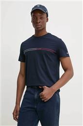 ΑΝΔΡΙΚΟ T-SHIRT ΜΕ ΛΟΓΟΤΥΠΟ REGULAR FIT - DM0DM20779 ΜΠΛΕ ΣΚΟΥΡΟ TOMMY JEANS