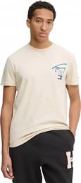 ΑΝΔΡΙΚΟ T-SHIRT ΜΕ ΛΟΓΟΤΥΠΟ REGULAR FIT - DM0DM21106 ΜΠΕΖ TOMMY JEANS