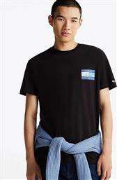 ΑΝΔΡΙΚΟ T-SHIRT ΜΕ ΛΟΓΟΤΥΠΟ REGULAR FIT - DM0DM21108 ΜΑΥΡΟ TOMMY JEANS