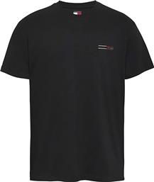 ΑΝΔΡΙΚΟ T-SHIRT ΜΕ ΛΟΓΟΤΥΠΟ REGULAR FIT - DM0DM21303 ΜΑΥΡΟ TOMMY JEANS