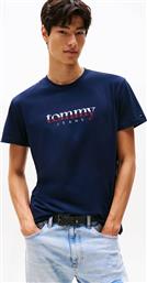 ΑΝΔΡΙΚΟ T-SHIRT ΜΕ ΛΟΓΟΤΥΠΟ REGULAR FIT - DM0DM21978 ΜΠΛΕ ΣΚΟΥΡΟ TOMMY JEANS