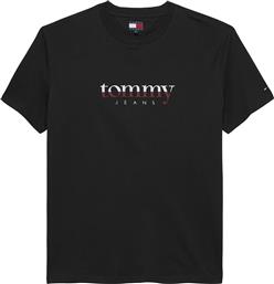 ΑΝΔΡΙΚΟ T-SHIRT ΜΕ ΛΟΓΟΤΥΠΟ REGULAR FIT - DM0DM21978 ΜΑΥΡΟ TOMMY JEANS
