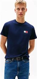 ΑΝΔΡΙΚΟ T-SHIRT ΜΕ ΛΟΓΟΤΥΠΟ SLIM FIT - DM0DM20740 ΜΠΛΕ ΣΚΟΥΡΟ TOMMY JEANS