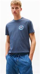 ΑΝΔΡΙΚΟ T-SHIRT ΜΕ PRINT REGULAR FIT - DM0DM21829 ΜΠΛΕ ΣΚΟΥΡΟ TOMMY JEANS
