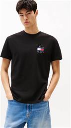 ΑΝΔΡΙΚΟ T-SHIRT ΜΕ PRINT RELAXED FIT - DM0DM21910 ΜΑΥΡΟ TOMMY JEANS