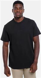 ΑΝΔΡΙΚΟ T-SHIRT ΜΟΝΟΧΡΩΜΟ REGULAR FIT - DM0DM21778 ΜΑΥΡΟ TOMMY JEANS