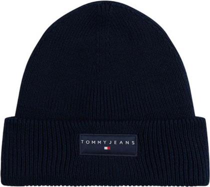 ΑΝΔΡΙΚΟΣ ΣΚΟΥΦΟΣ ΜΟΝΟΧΡΩΜΟΣ - AM0AM13666 ΜΠΛΕ ΣΚΟΥΡΟ TOMMY JEANS