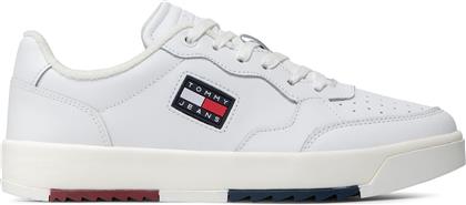 ΑΘΛΗΤΙΚΑ BASKET EM0EM00899 ΛΕΥΚΟ TOMMY JEANS