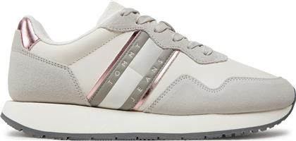 ΑΘΛΗΤΙΚΑ EVA RUNNER METALLIC EN0EN02687 ΕΚΡΟΥ TOMMY JEANS