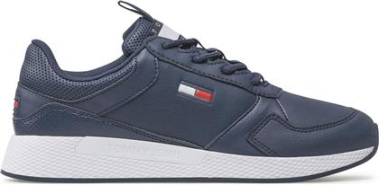 ΑΘΛΗΤΙΚΑ FLEXI RUNNER ESS EM0EM01080 ΣΚΟΥΡΟ ΜΠΛΕ TOMMY JEANS