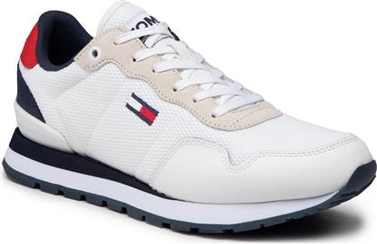 ΑΘΛΗΤΙΚΑ LIFESTYLE MIX RUNNER EM0EM00668 ΛΕΥΚΟ TOMMY JEANS