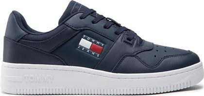 ΑΘΛΗΤΙΚΑ RETRO BASKET EM0EM00955 ΣΚΟΥΡΟ ΜΠΛΕ TOMMY JEANS